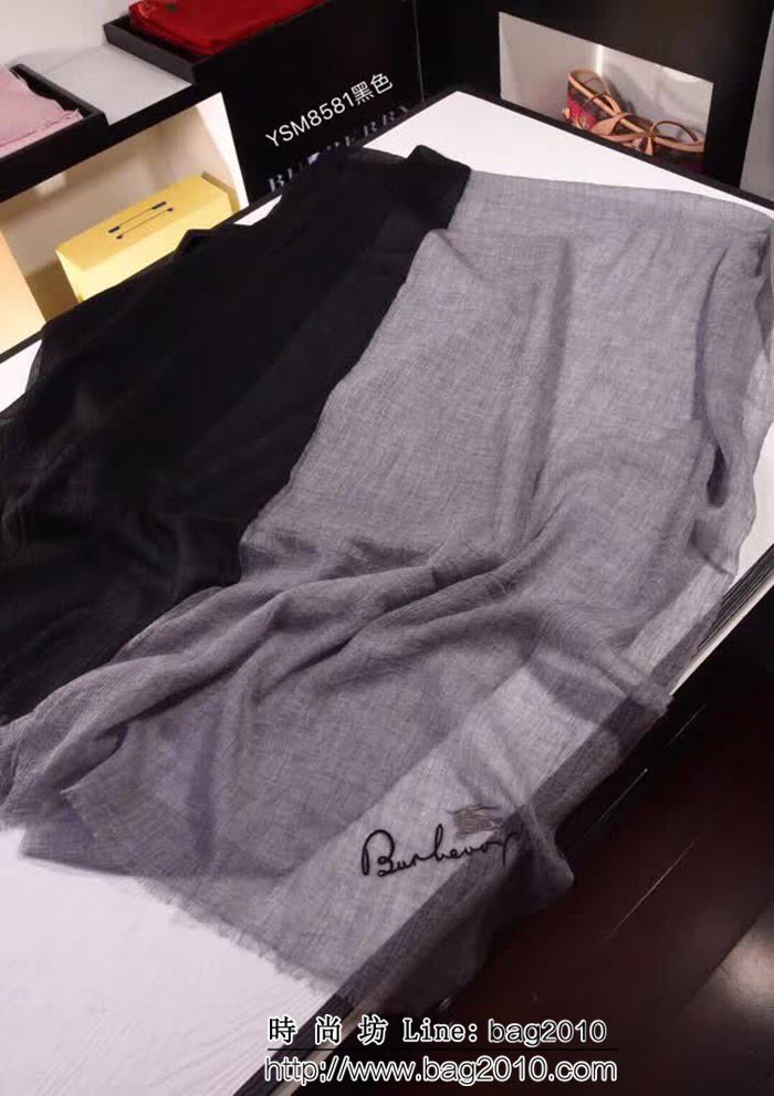 BURBERRY巴寶莉 官網同步 最新純羊絨超薄款圍巾 YSM8581 LLWJ6170